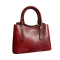 Elegant burgundy leather bag