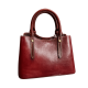 Elegant burgundy leather bag