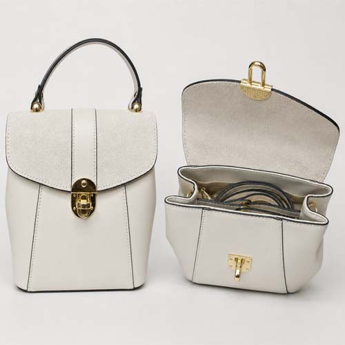 Elegant Ivory Mini Handbag