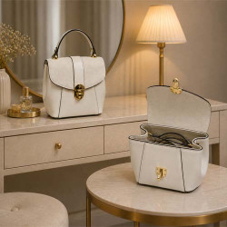 Elegant Ivory Mini Handbag