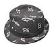 Cappello Fedora con ricamo di squalo