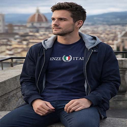 Firenze Italia Premium Logo T-shirt