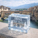 Firenze Ponte Vecchio Crystal Block 3D Laser Engraved Souvenir