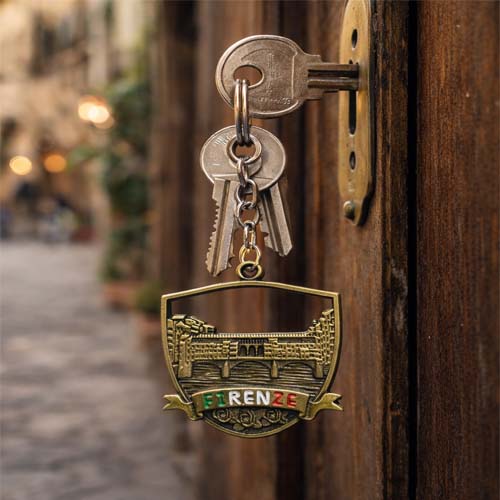 Firenze Ponte Vecchio Souvenir Keychain
