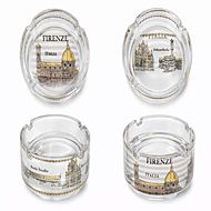 Posacenere in Vetro di Firenze Italia – Souvenir Decorativo con Landmark di Firenze