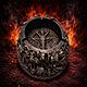 Cenere Gothic Baphomet Decorativo Teschio del Diavolo