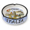 Italia Ceramic Ashtray Italy Landmark Souvenir