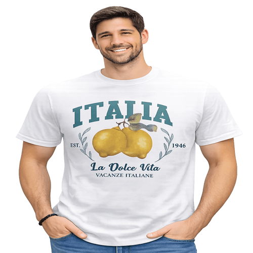 Italy and lemons t-shirt