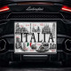 Italy Vintage Travel License Plate Italian Landmark Wall Decor