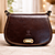 Borsa in pelle con fibbia antica