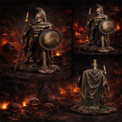 Legendary Greek Warrior Spartan Statue