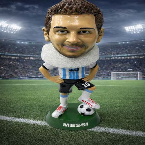 Lionel Messi Argentina Figurine Football Collectible