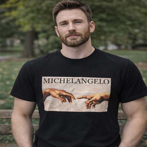 Michelangelo Inspired Firenze Tee