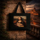 Mona Lisa Inspired Cat Bag Trendy Shopper