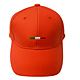 Cappello arancione con bandiera italiana