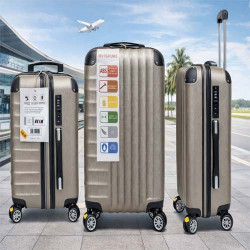 Premium ABS Luggage Set Expandable Spinner Suitcase for Travel