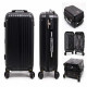 Premium Black ABS Luggage Durable Travel Suitcase