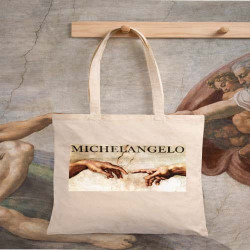 Renaissance Art Tote Bag  Michelangelo Inspired Design