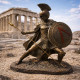 Statue of Hector in combat