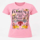 Stylish Florence Italy Old Time Printed Casual Top