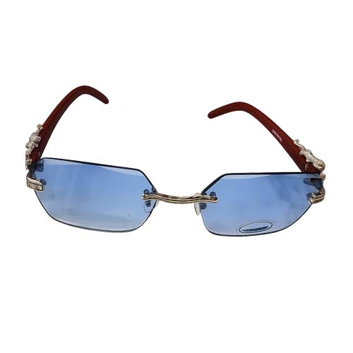Sunglasses with dragon embellishments