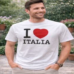 T-shirt with I Love Italy