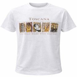 Toscana Vintage Italy Landmark Print Tee