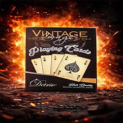 Mazze Di Carte Vintage Giochi Di Poker Premium