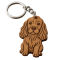 Portachiavi in Legno Cocker Spaniel