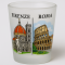 Bicchiere da Shot Opaco Italiano Firenze Roma Souvenir da Viaggio