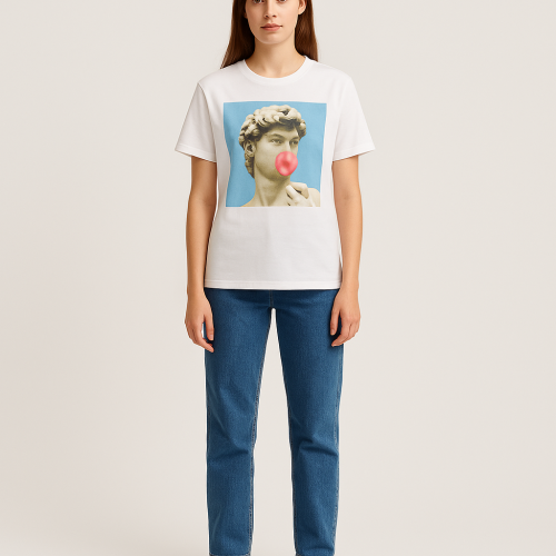 T-shirt David Pop Art per Bambini: il regalo perfetto a soli 16€! T-shirt David Pop Art per Bambini: il regalo perfetto a soli 16€!