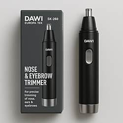 Dawi Europa Tek SK-260 Rasoio per Naso e Sopracciglia