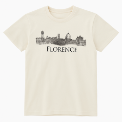 Kids Florence Skyline T-Shirt (0–14 Years)