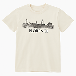 Kids Florence Skyline T-Shirt (0–14 Years)