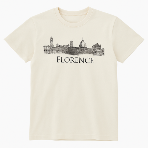 Scopri la maglietta per bambini con i monumenti di Firenze! Scopri la maglietta per bambini con i monumenti di Firenze!