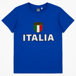Kids Italia Blue Graphic T-Shirt (0–14 Years)