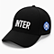 Inter Milan Black Baseball Cap