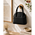 Elegante Borsa a Mano in Pelle Nera