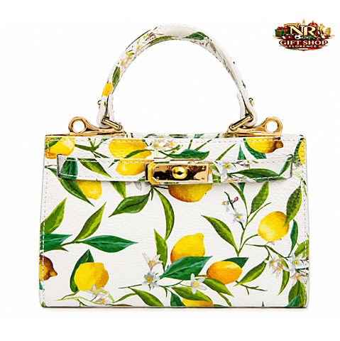 Borsa a Mano Floreale Agrumata di Lusso