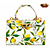 Borsa a Mano Floreale Agrumata di Lusso