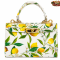 Borsa a Mano Floreale Agrumata di Lusso