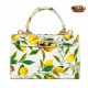Borsa a Mano Floreale Agrumata di Lusso