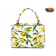 Borsa a Mano Floreale di Lusso al Citrus