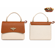 Borsa a Mano Donna Premium Bicolore