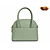 Borsa a Mano in Vera Pelle Verde Salvia