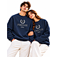 Felpa con colletto a girocollo ricamata Firenze Italia Premium Unisex – Taglie S-XXL