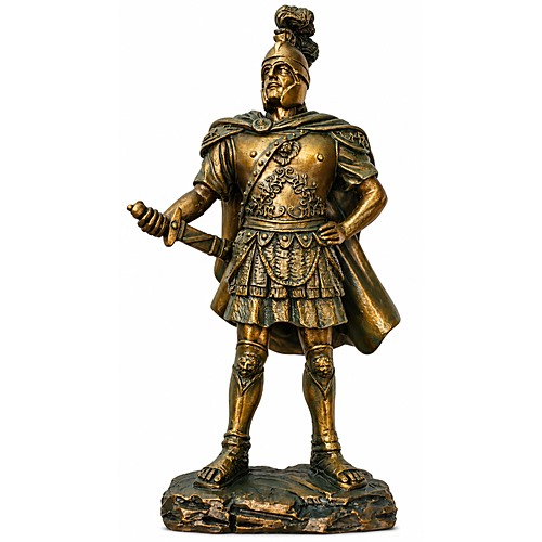 Figurina del Guerriero Spartano in Bronzo