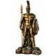 Figura di Guerriero Spartano in Bronzo Antico