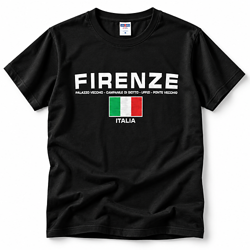 T-Shirt Firmata Firenze Italia