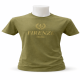Stile e Comfort: T-Shirt Firenze Italia in Oliva per Te!